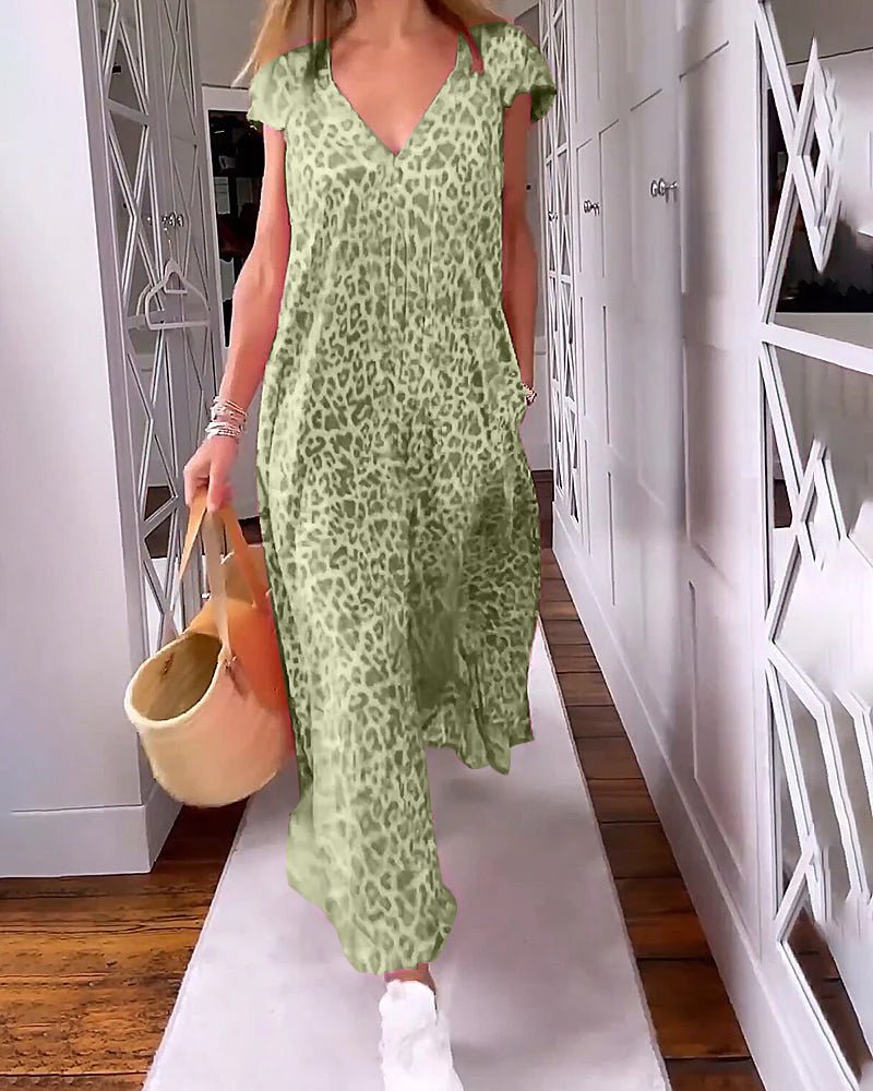 Lavinia | V-Neck Maxi Dress