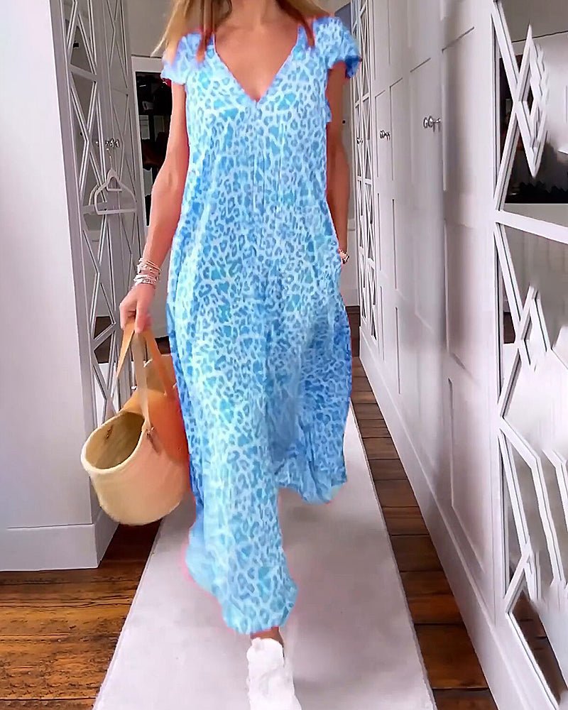 Lavinia | V-Neck Maxi Dress