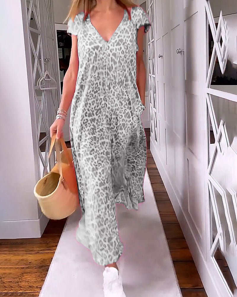 Lavinia | V-Neck Maxi Dress