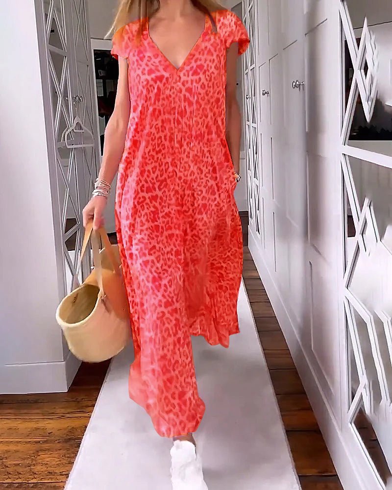Lavinia | V-Neck Maxi Dress