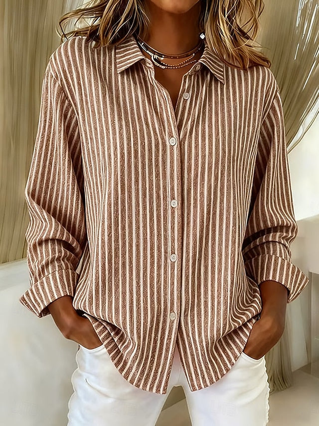 Louise™ | Women's Striped Knit Cardigan