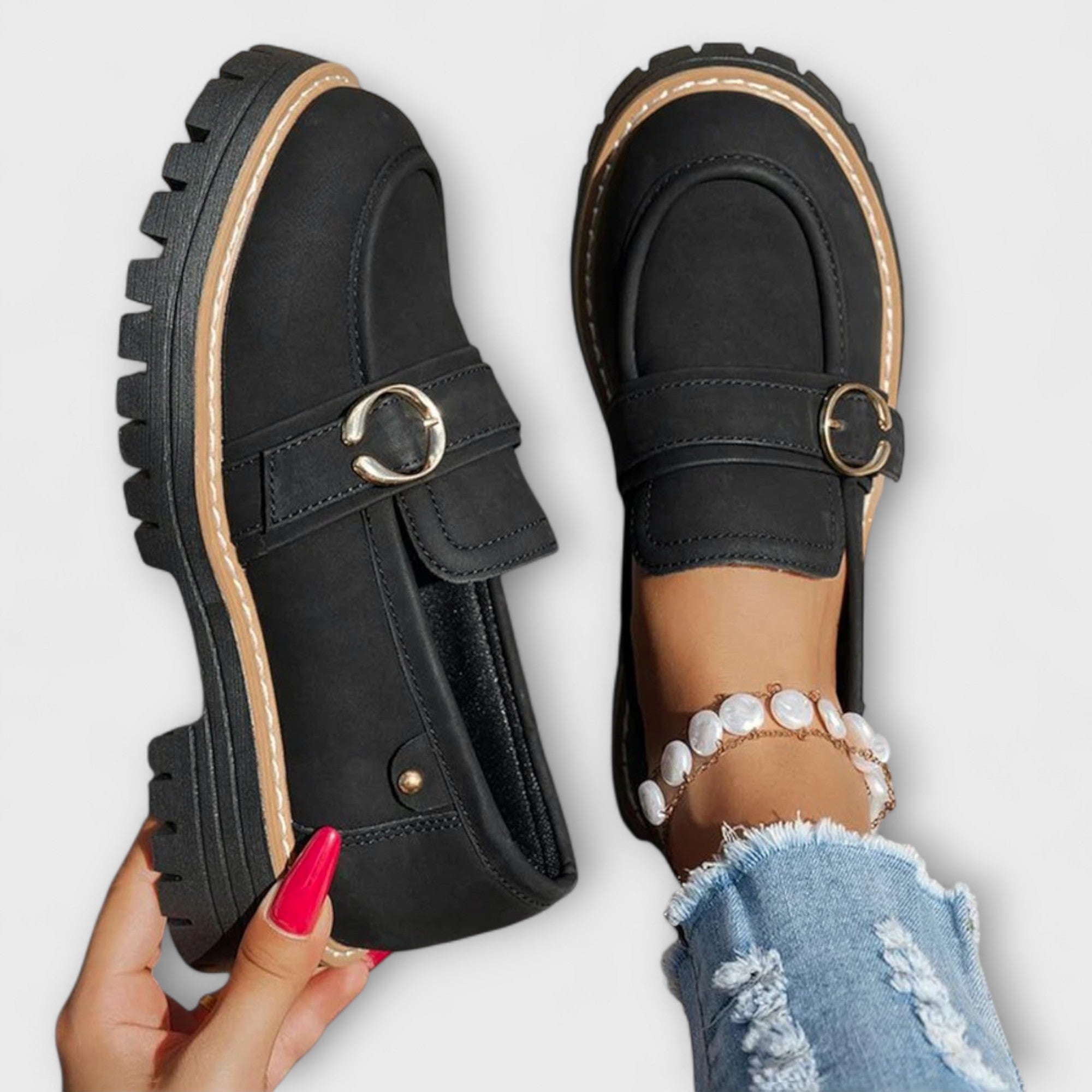Lora | Casual Round-Toe Loafers