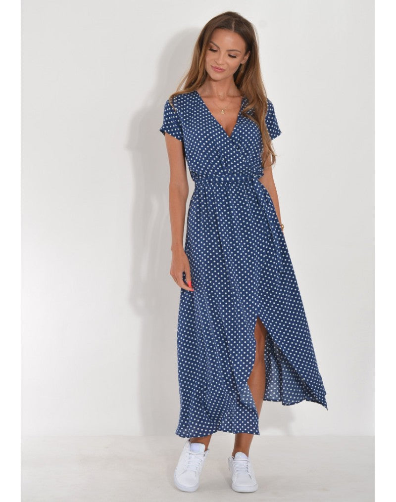 Tzahalit | Stylish V-Neck Floral Dress