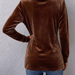 Women's Holliwell vintage lapel open front jacket with button accents and ruched long sleeves