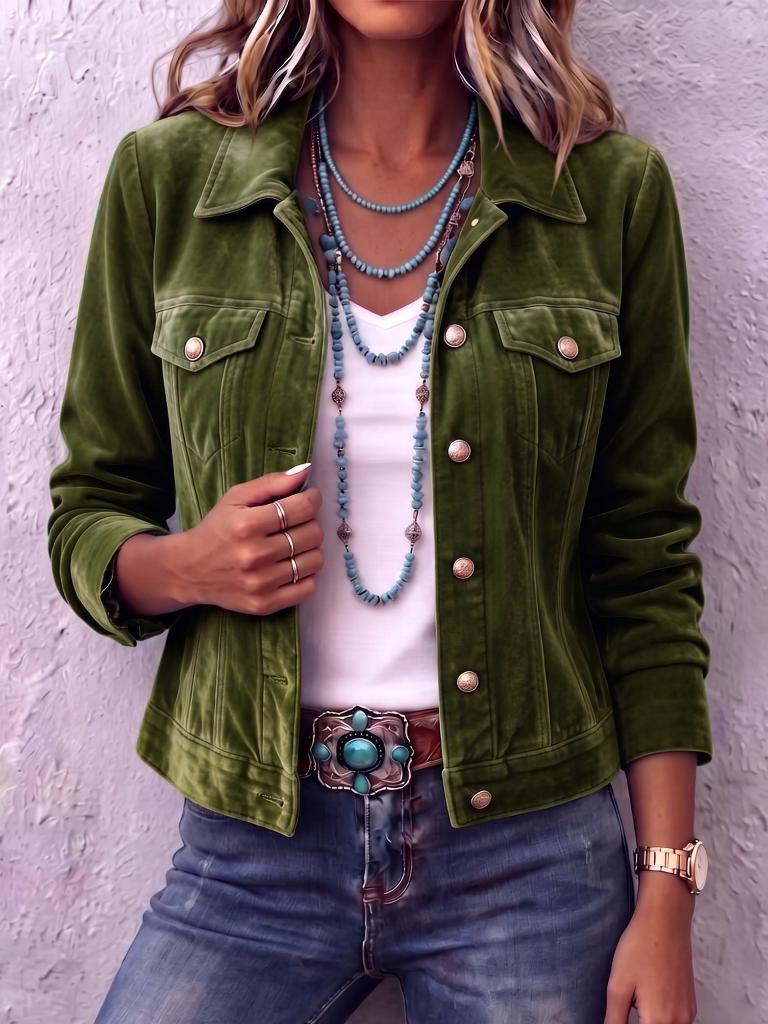 Dianne | Boho Vintage-Inspired Velvet Jacket