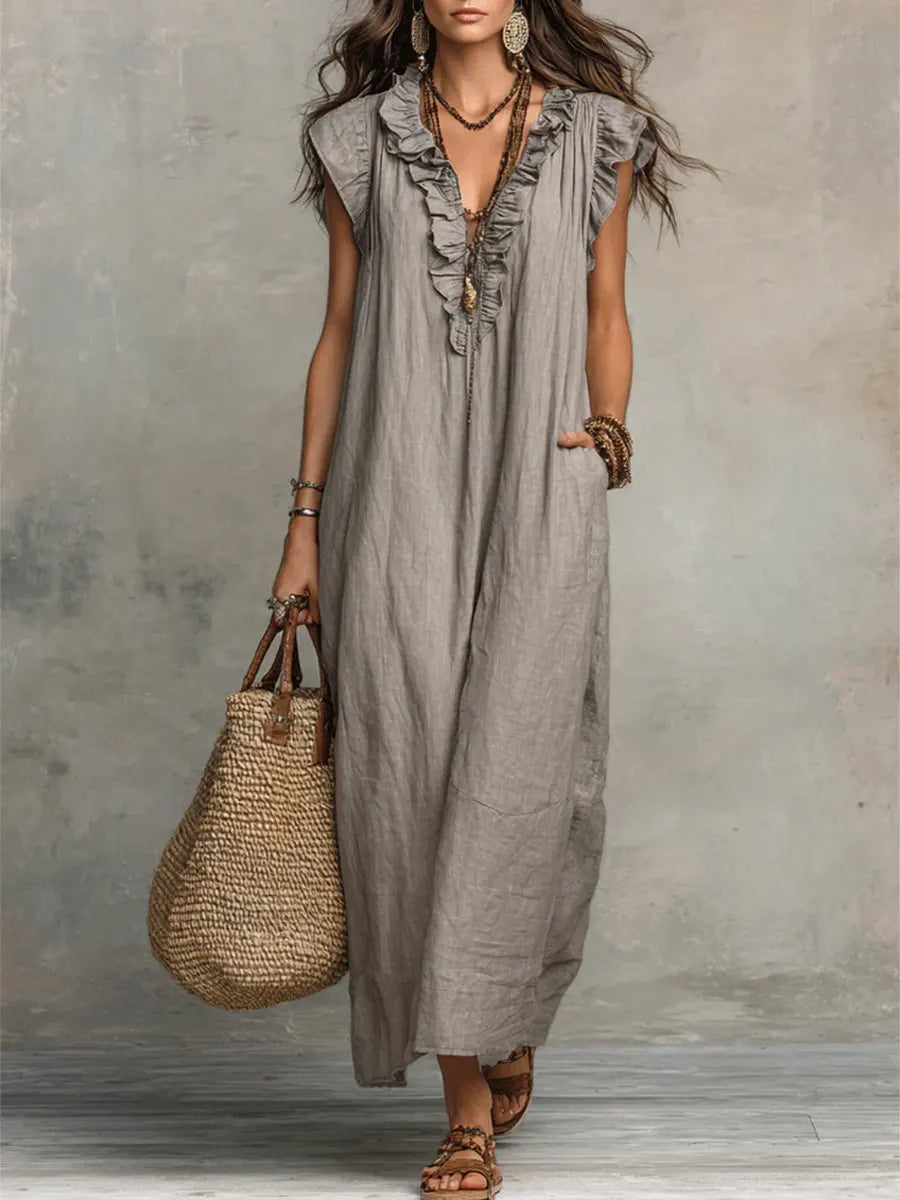 Camellia | Long Bohemian Dress