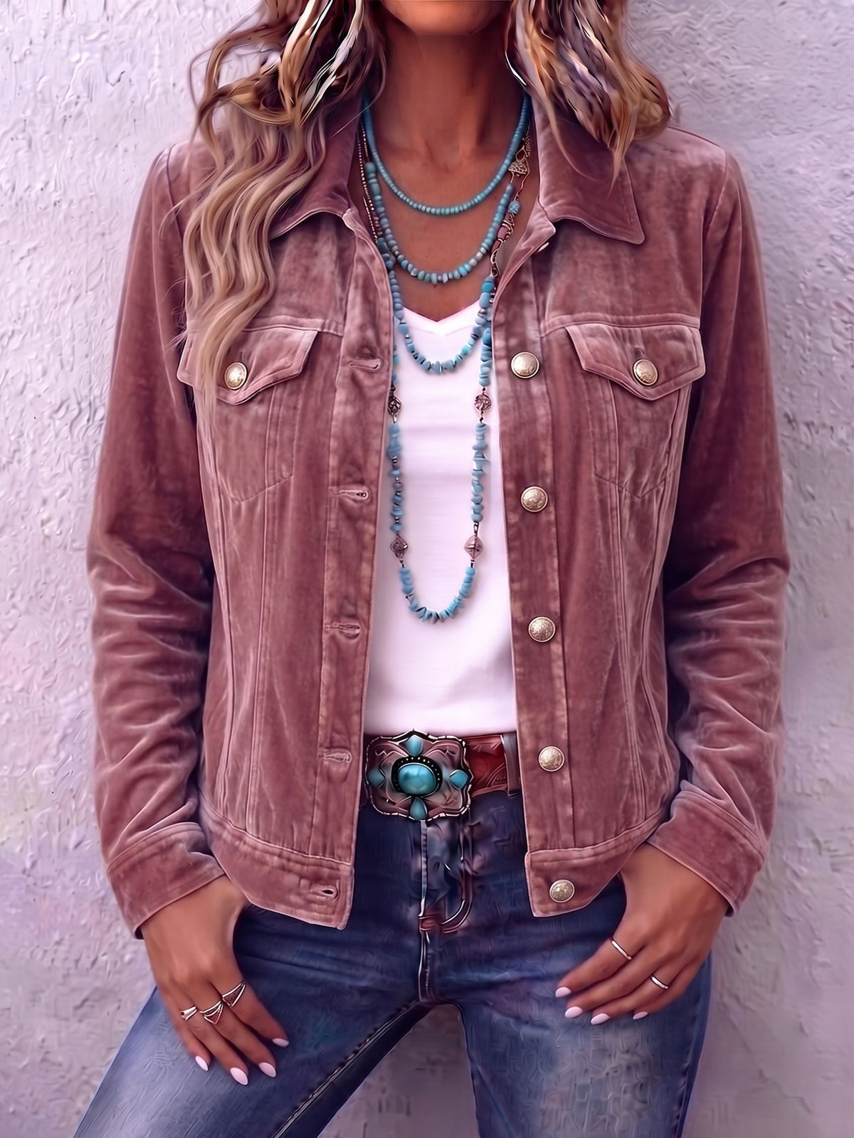 Dianne | Boho Vintage-Inspired Velvet Jacket