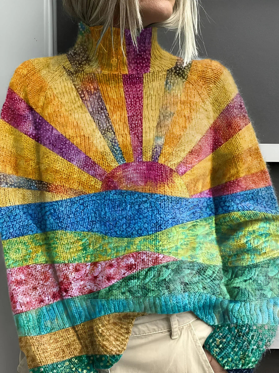 LOUISE | Vibrant and Cheerful Turtleneck