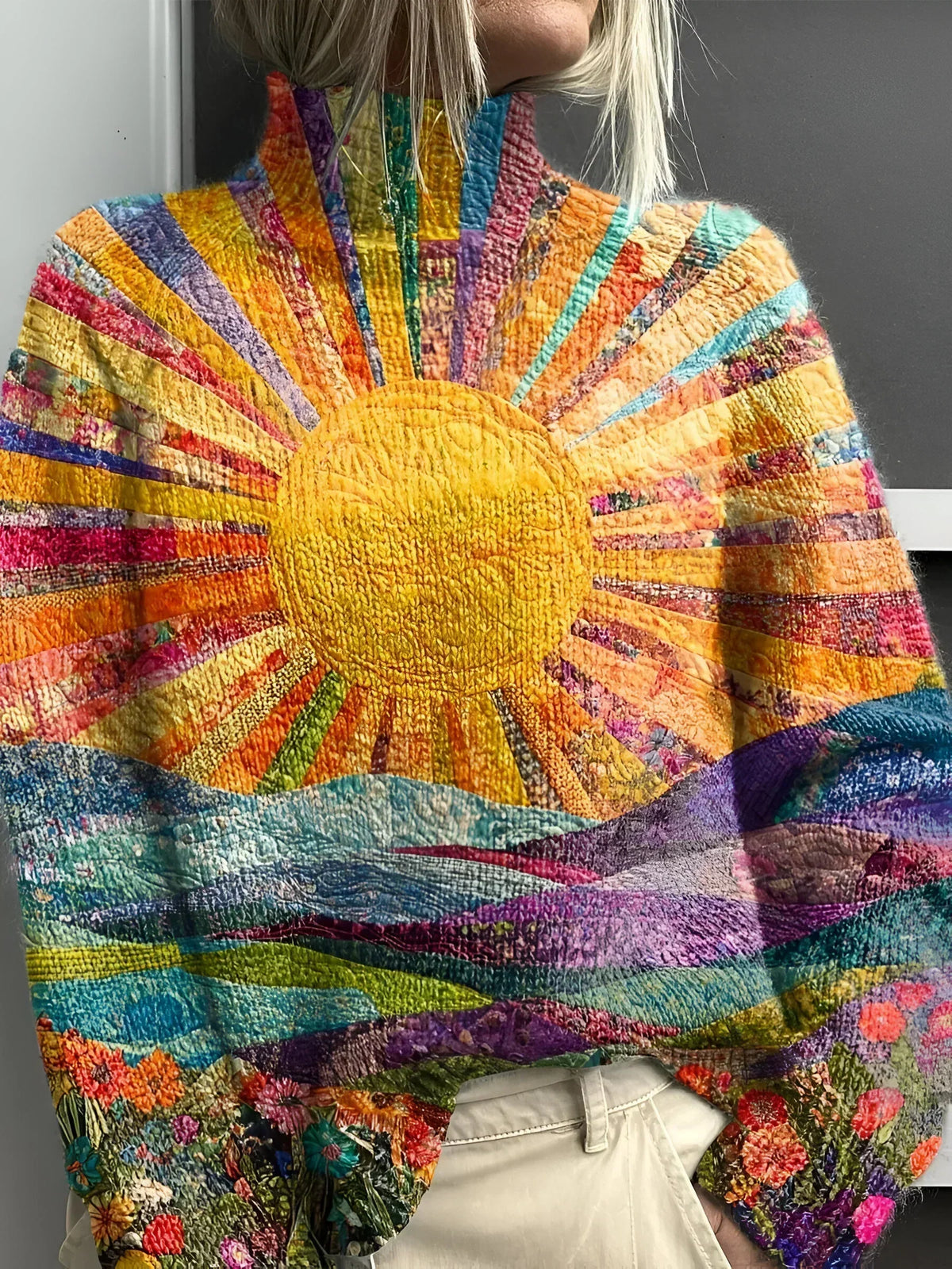 SIMONE | Vibrant and Cheerful Turtleneck