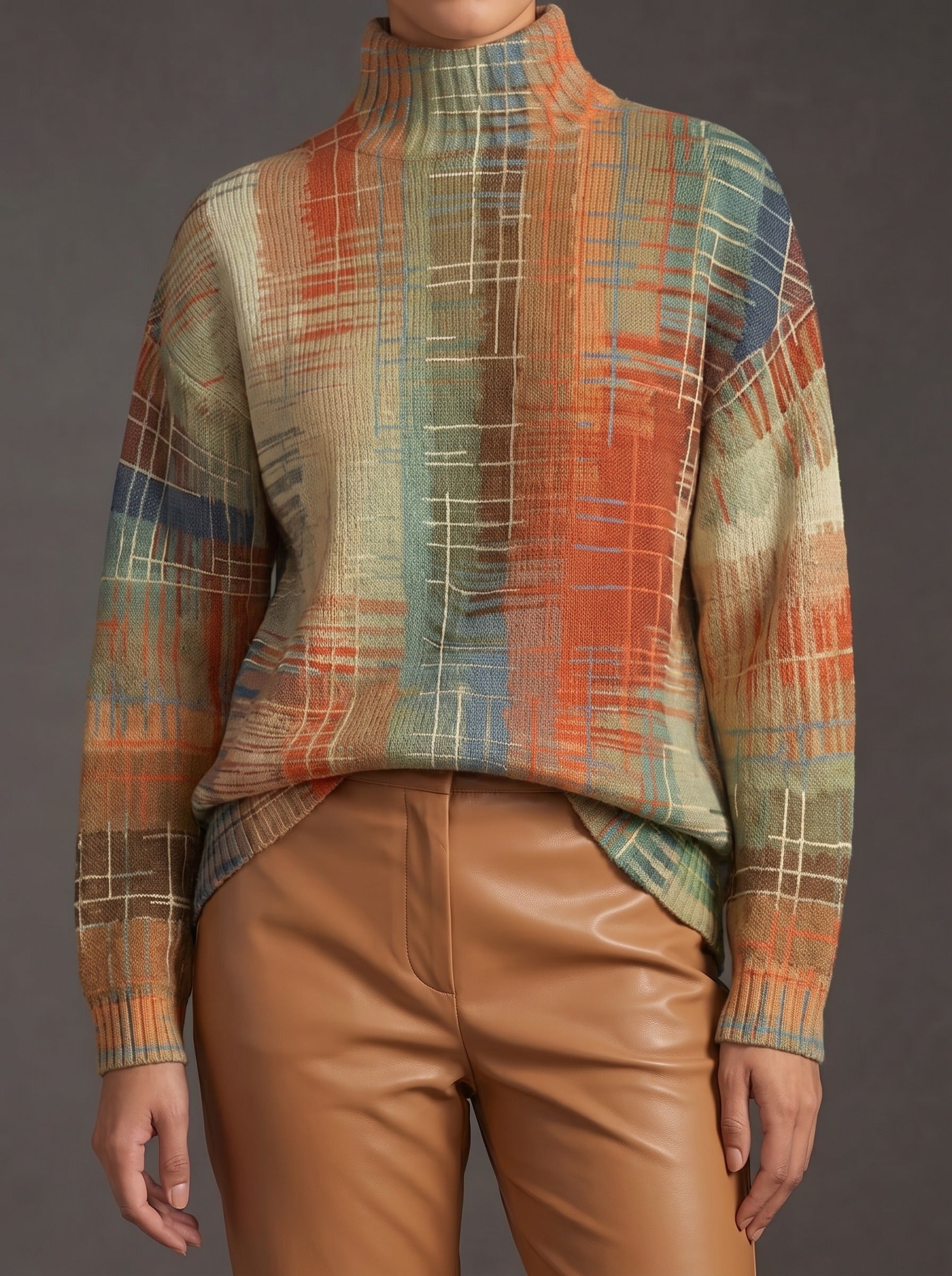 Sorrel™ | Painted Stripe Turtleneck