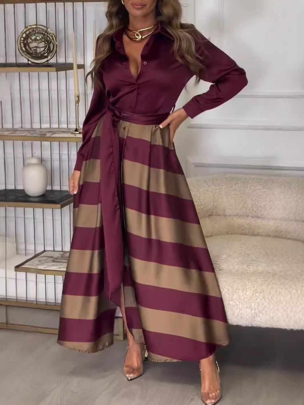 Striped Maxi Dress