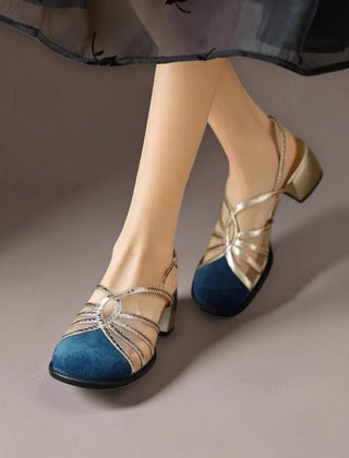 Pearl breathable buckle sandals with adjustable strap and cushioned footbed